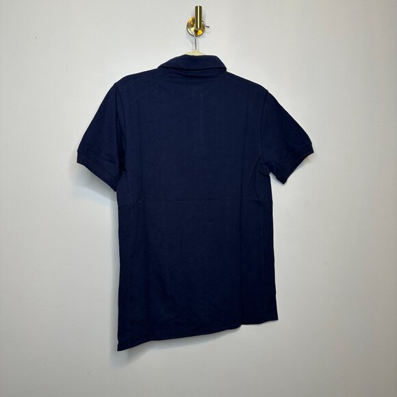 NEW Flint Park Short Sleeve Tipped Match Polo Navy Men's Small - Picture 4 of 6